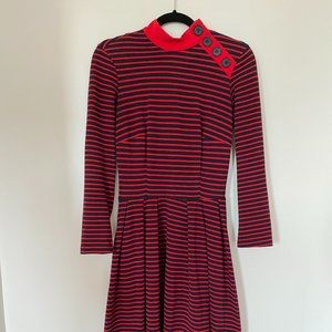 Vintage Inspired Striped Dress